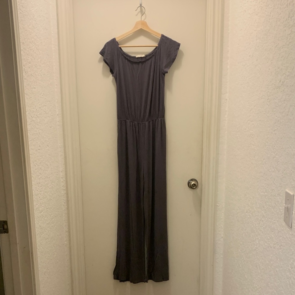 Elegant Gray Jumpsuit